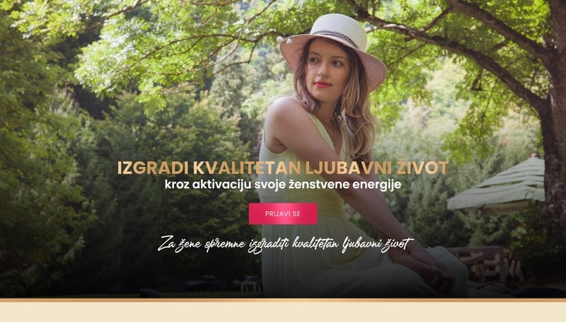 Maja Vučković Izrada sajta za Agatu Bočkai